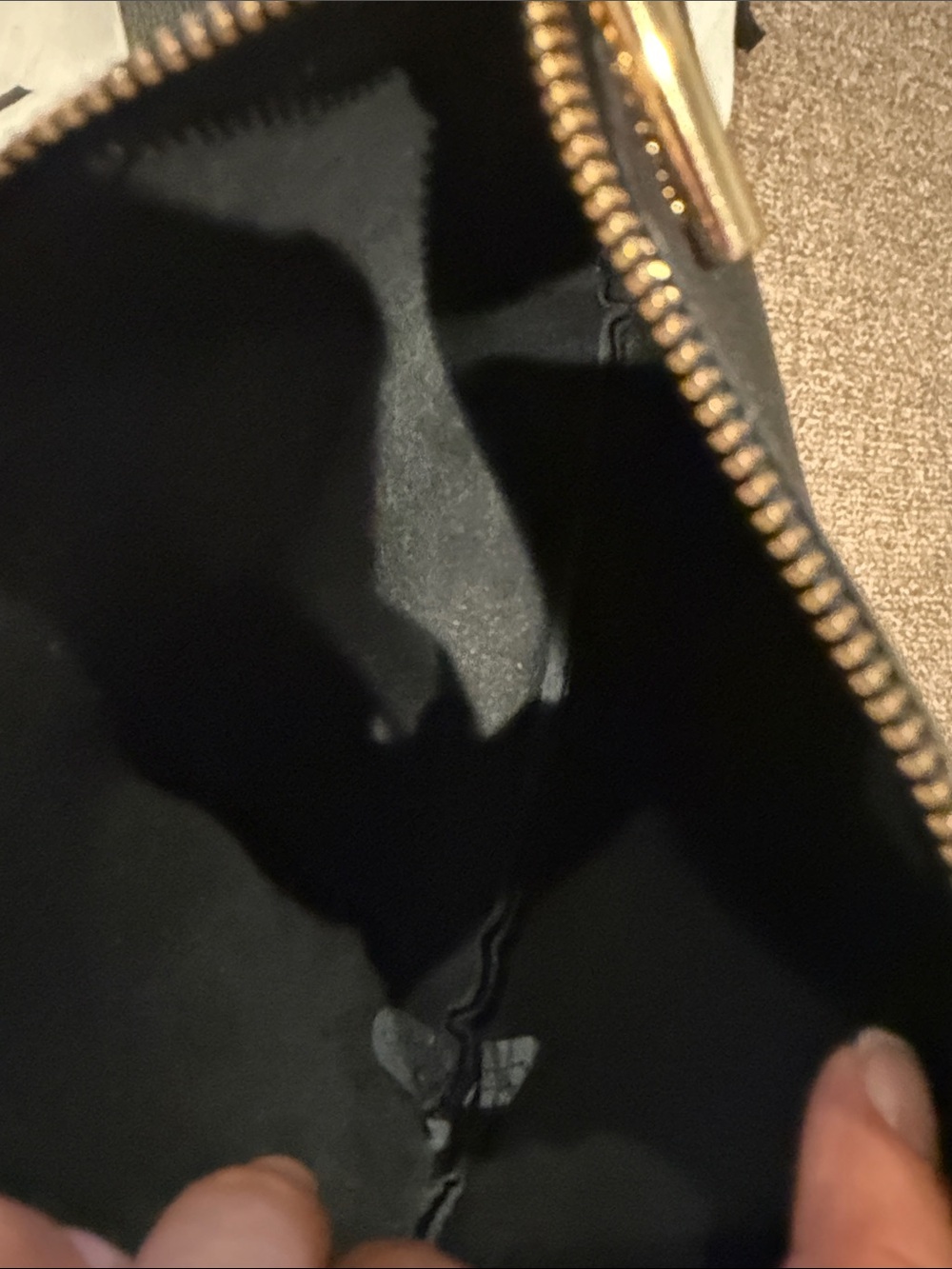 Cuyana Black Pebbled Leather Crossbody with Gold Hardware - Picture 4 of 9